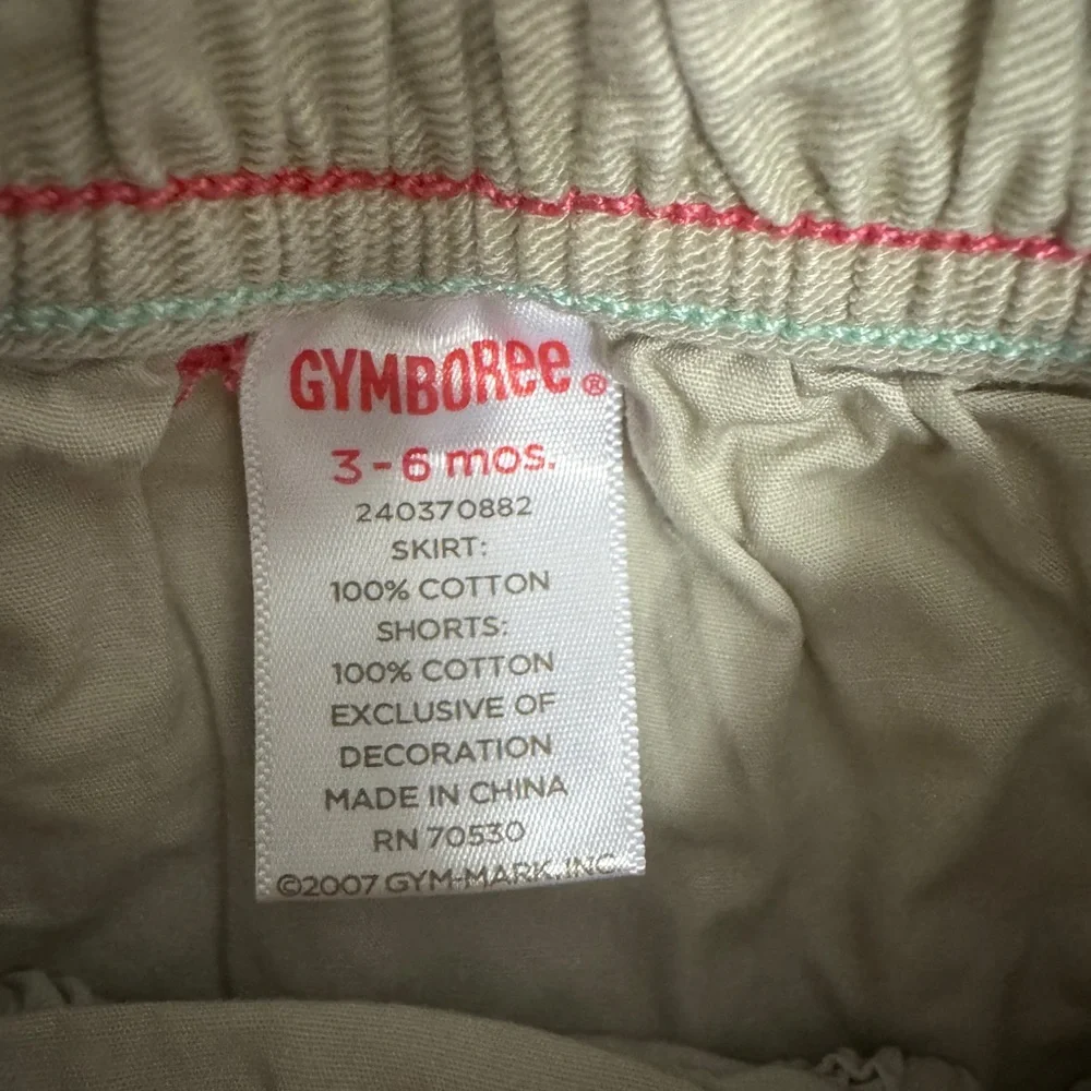 Gymboree Beige Cotton Skirt